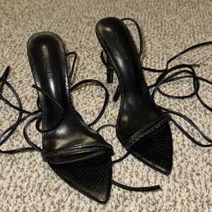 Tony Bianco millie lace up heels